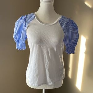 Laundry, size small, dress-puffed sleeve t-shirt.